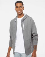 Independent Trading Co. Unisex Lightweight Full-Zip Hooded Sweatshirt - Independent Trading Co. AFX90UNZ