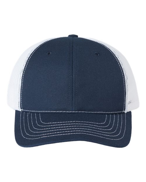 Classic Caps USA-Made Trucker Cap - Classic Caps USA100 Classic Caps Navy/ White Adjustable