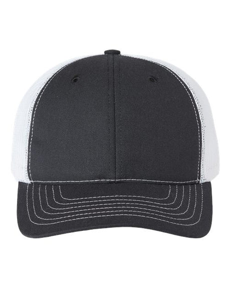 Classic Caps USA-Made Trucker Cap - Classic Caps USA100 Classic Caps Black/ White Adjustable