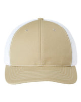 Classic Caps USA-Made Trucker Cap - Classic Caps USA100 Classic Caps Khaki/ White Adjustable