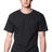 Royal Apparel 2951 Unisex Short Sleeve Rib Tee - Black