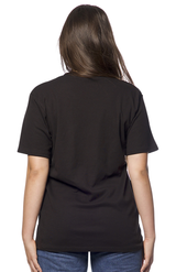 Royal Apparel 2951 Unisex Short Sleeve Rib Tee - Black
