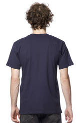 Royal Apparel 2951 Unisex Short Sleeve Rib Tee - Navy