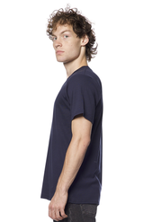 Royal Apparel 2951 Unisex Short Sleeve Rib Tee - Navy