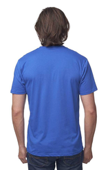 Royal Apparel 2951 Unisex Short Sleeve Rib Tee - Royal