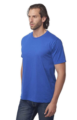 Royal Apparel 2951 Unisex Short Sleeve Rib Tee - Royal