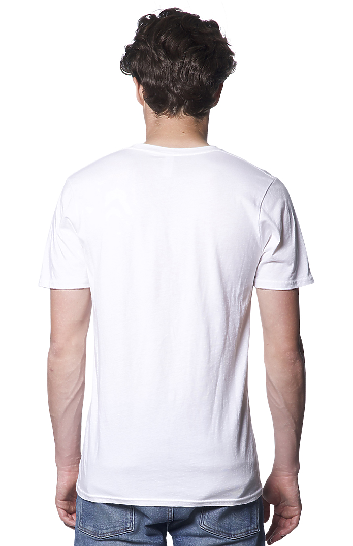Royal Apparel 2951 Unisex Short Sleeve Rib Tee - White