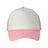 Valucap Foam Mesh-Back Trucker Cap - Valucap VC700 Valucap White/ Pink Adjustable