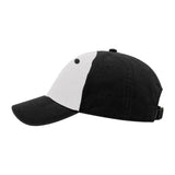 JOE102 Papa Joe Dad Hat - White/Black (Side)