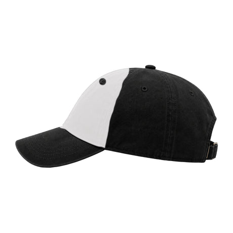 JOE102 Papa Joe Dad Hat - White/Black (Side)