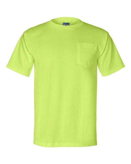 Bayside Union-Made Pocket T-Shirt - Bayside 3015 Bayside Lime Green S