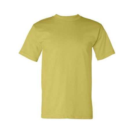 Bayside Unisex USA-Made Heavyweight T-Shirt - Yellow - Bayside 5100 Bayside Yellow S