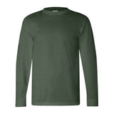 Bayside Unisex USA-Made Long Sleeve T-Shirt - Forest Green - Bayside 6100 Bayside