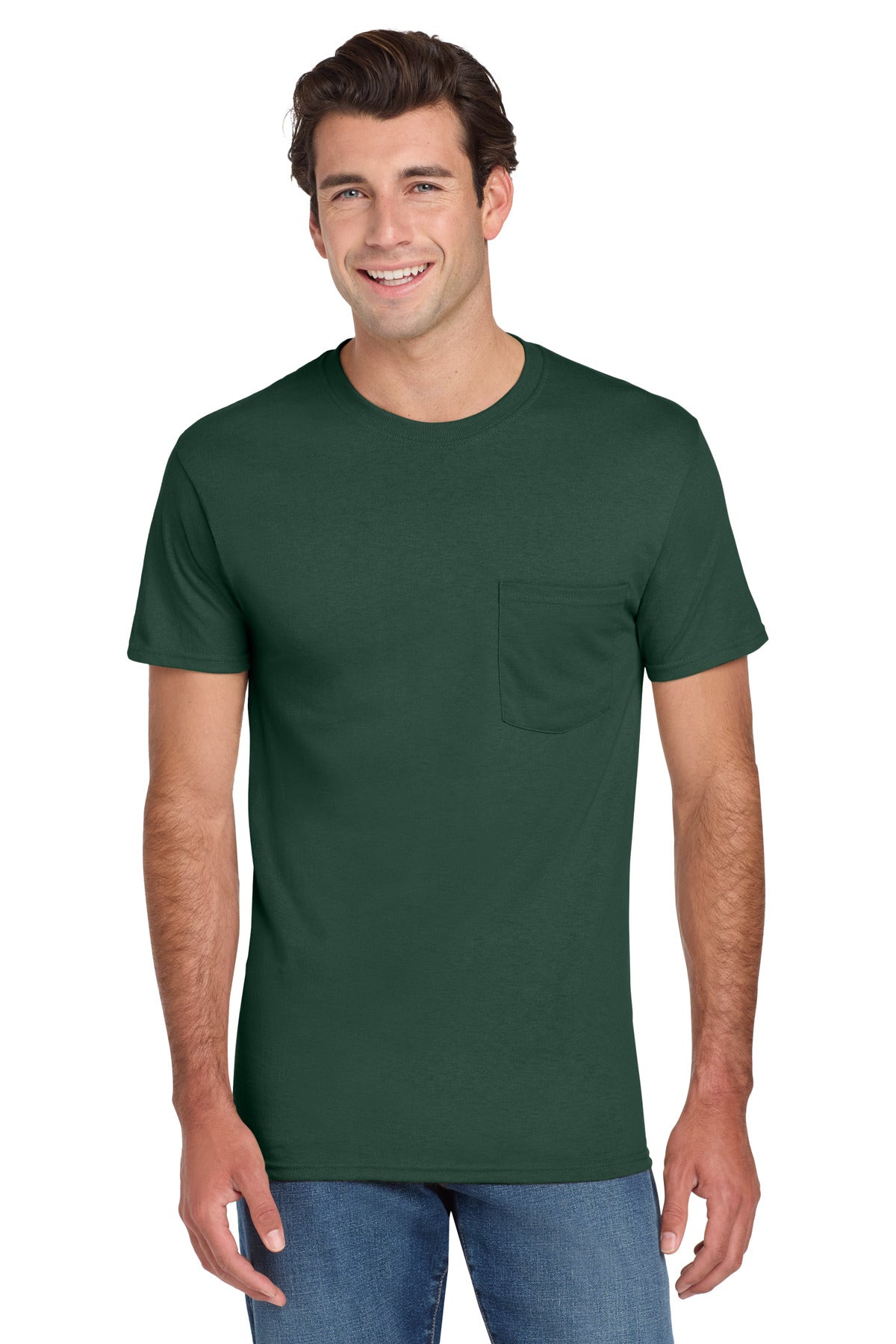 Jerzees ®  -  Dri-Power ®  50/50 Cotton/Poly Pocket T-Shirt.  29MP - Jerzees 29MP