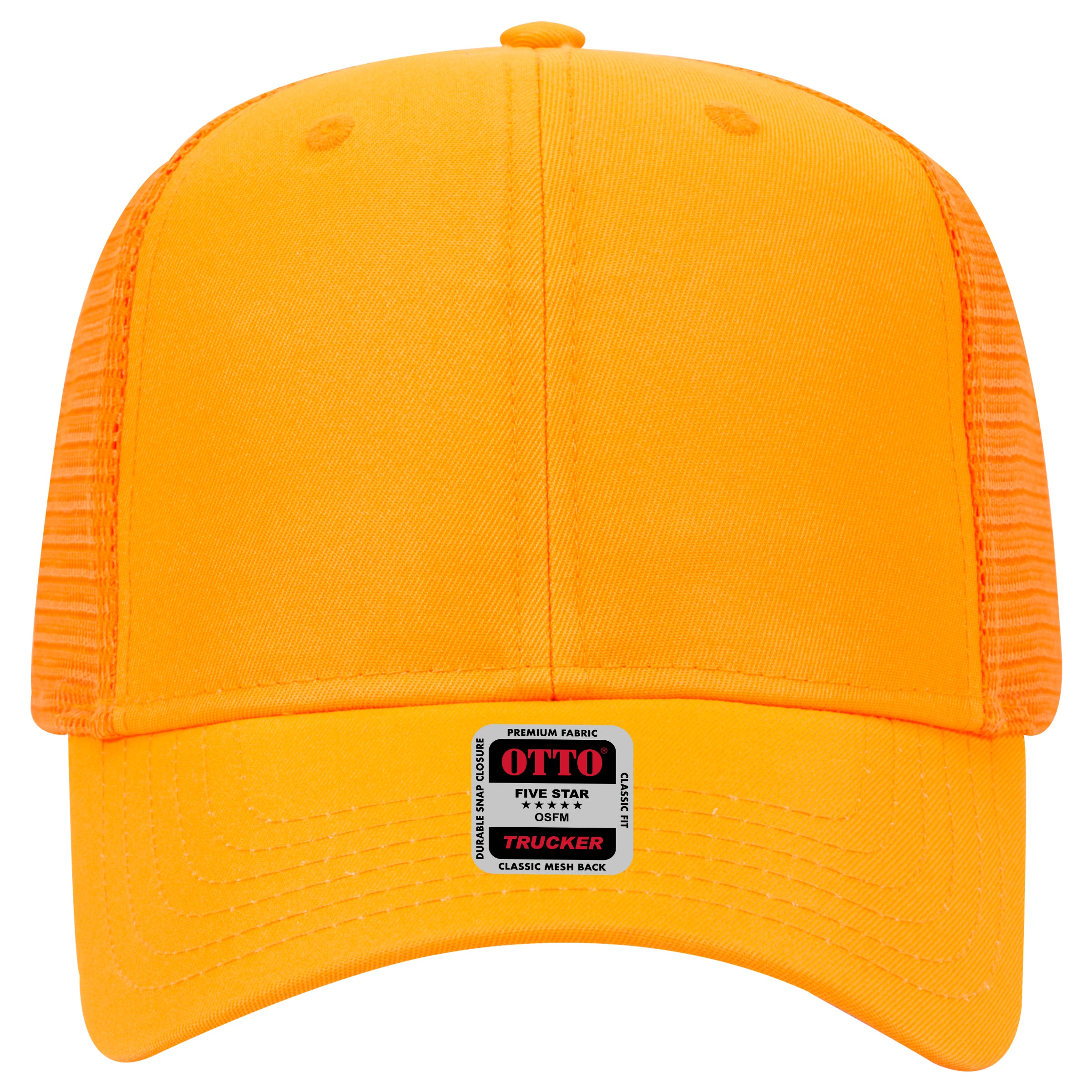 OTTO CAP 6 Panel Mid Profile Mesh Back Trucker Hat OTTO 30-287 Otto Cap