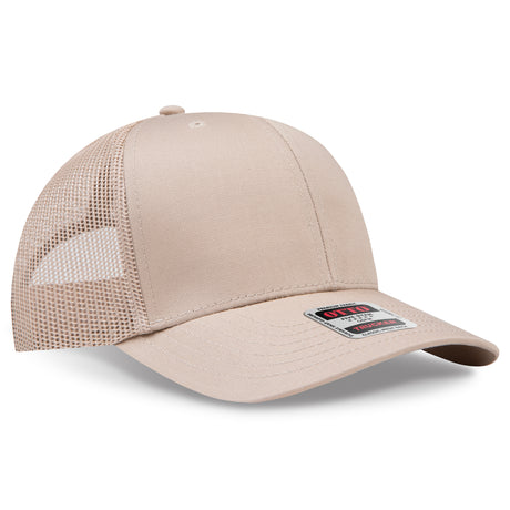 OTTO CAP® 6 Panel Mid Profile Mesh Back Trucker Hat OTTO 30-287