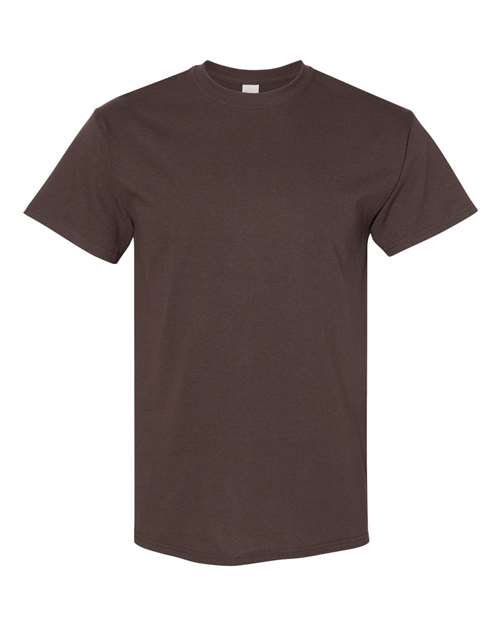 Gildan Heavy Cotton™ T-Shirt - Dark Chocolate - Gildan 5000 Gildan Dark Chocolate S