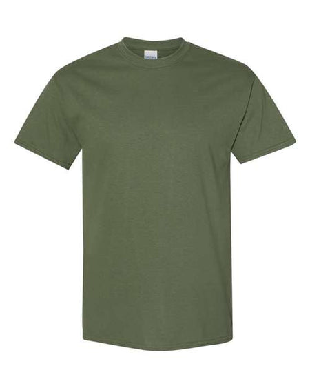 Gildan Heavy Cotton™ T-Shirt - Military Green - Gildan 5000 Gildan Military Green S