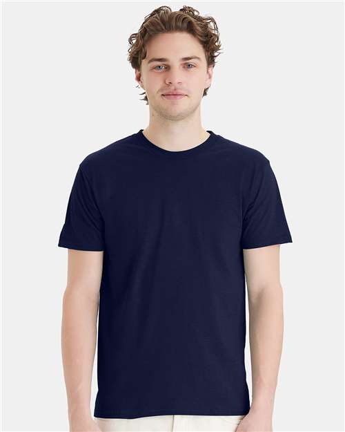 Hanes Perfect-T T-Shirt - Navy - Hanes 4980 Hanes