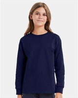 Hanes Youth Authentic Long Sleeve T-Shirt - Hanes 5546