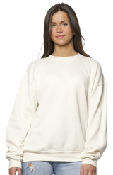 Royal Apparel 3040 Unisex Fashion Fleece Oversize Crew Sweatshirt - Natural
