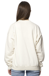 Royal Apparel 3040 Unisex Fashion Fleece Oversize Crew Sweatshirt - Natural
