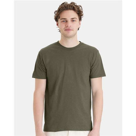 Hanes Perfect-T T-Shirt - Fatigue Green - Hanes 4980 Hanes Fatigue Green S