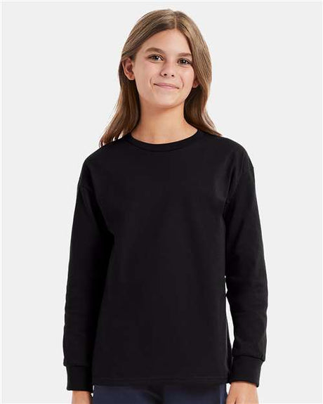 Hanes Youth Authentic Long Sleeve T-Shirt - Hanes 5546