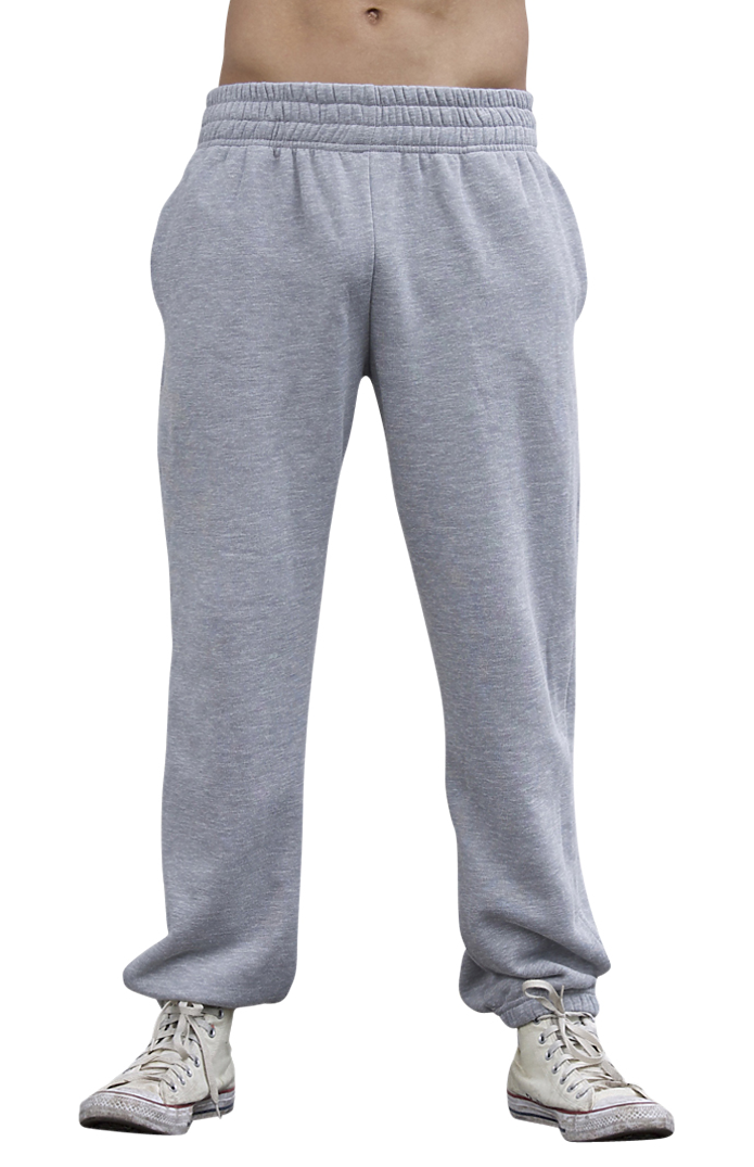 Royal Apparel 3054 Unisex Fashion Fleece Lounge Sweatpant - Heather Grey