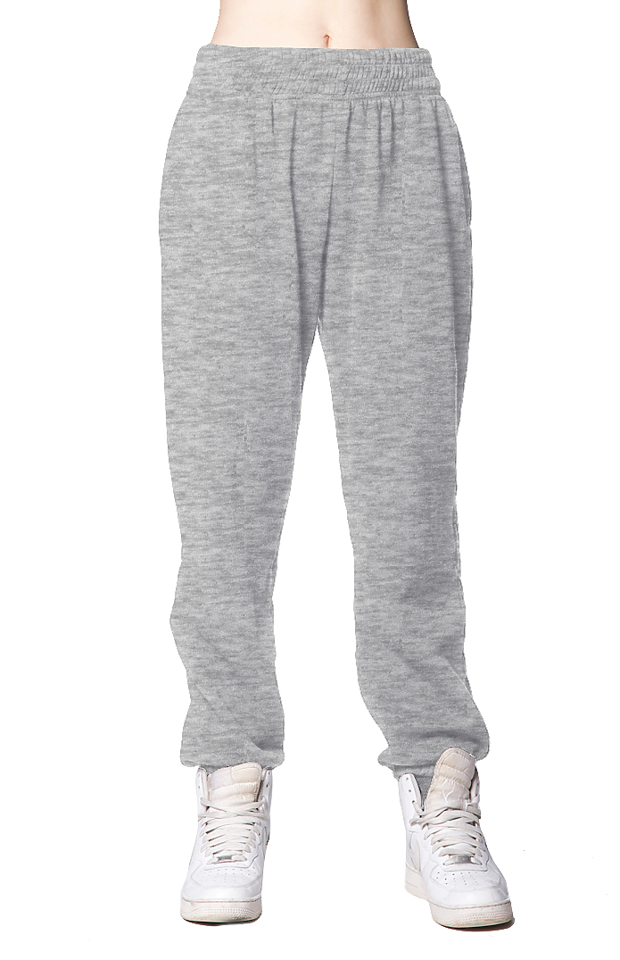 Royal Apparel 3054 Unisex Fashion Fleece Lounge Sweatpant - Heather Grey