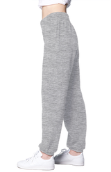 Royal Apparel 3054 Unisex Fashion Fleece Lounge Sweatpant - Heather Grey