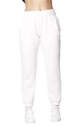 Royal Apparel 3054 Unisex Fashion Fleece Lounge Sweatpant - White