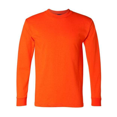 Bayside Unisex Union-Made Long Sleeve T-Shirt - Bayside 2955 Bayside Orange S
