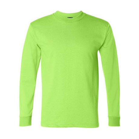 Bayside Unisex Union-Made Long Sleeve T-Shirt - Bayside 2955 Bayside Lime Green S