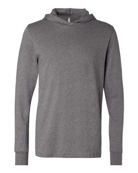 Bella + Canvas 3512 Unisex Jersey Hooded Long Sleeve Tee
