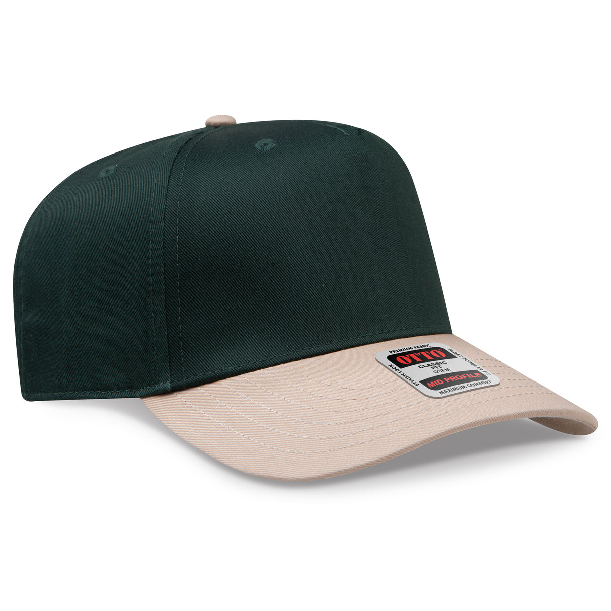 OTTO CAP® 5 Panel Mid Profile Baseball Cap OTTO 31-069