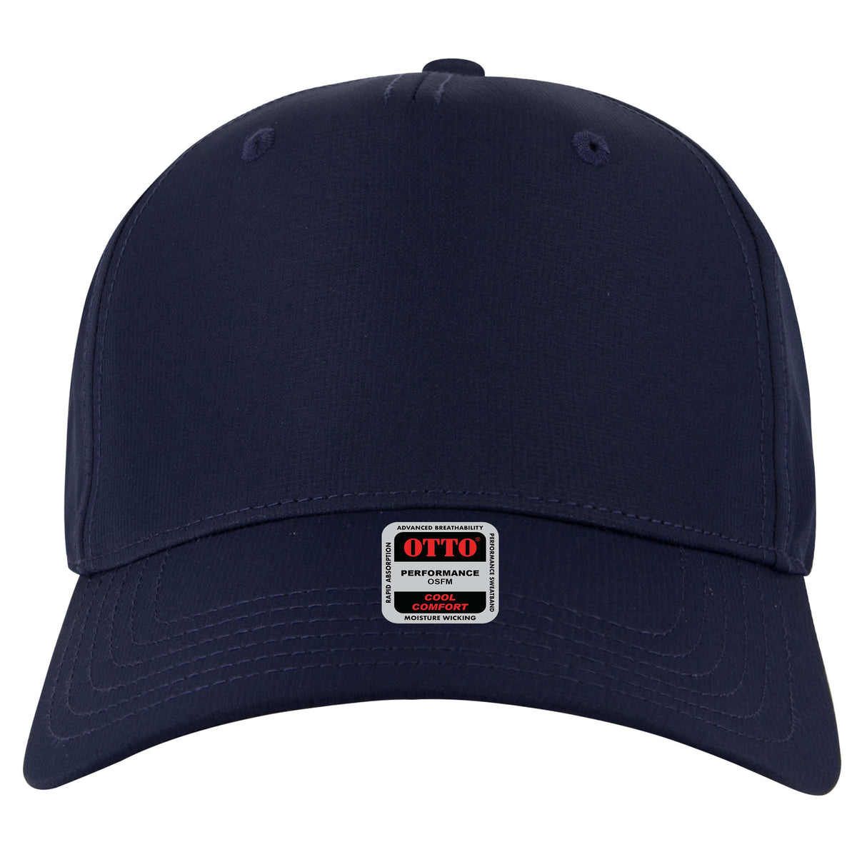 OTTO CAP 5 Panel Mid Profile Style Baseball Cap OTTO 31-1 Otto Cap 004 - Navy OSFM - Adult