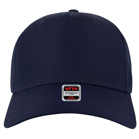 OTTO CAP 5 Panel Mid Profile Style Baseball Cap OTTO 31-1 Otto Cap 004 - Navy OSFM - Adult