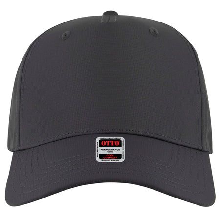 OTTO CAP 5 Panel Mid Profile Style Baseball Cap OTTO 31-1 Otto Cap 025 - Char. Gray OSFM - Adult