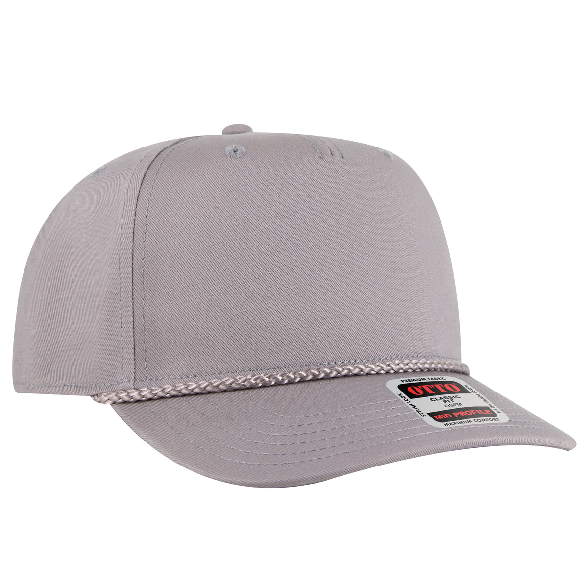 OTTO CAP 5 Panel Mid Profile Baseball Cap OTTO 31-2 Otto Cap