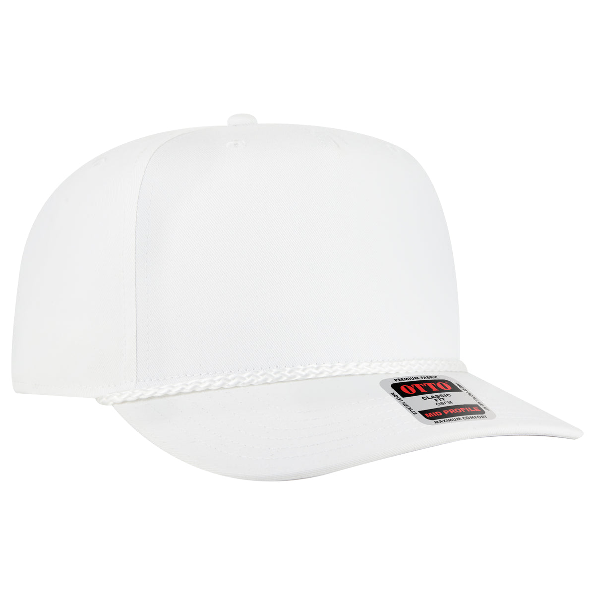 OTTO CAP 5 Panel Mid Profile Baseball Cap OTTO 31-2 Otto Cap