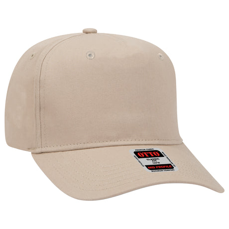 OTTO CAP 5 Panel Mid Profile Baseball Cap OTTO 31-538