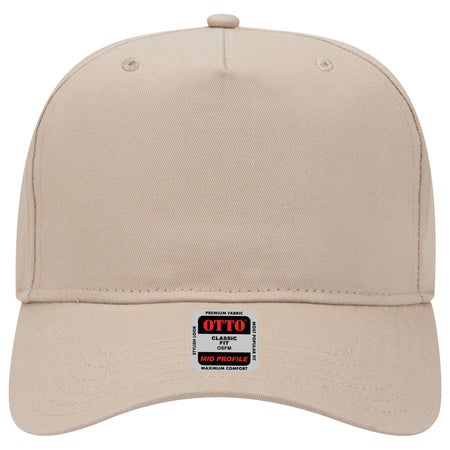 OTTO CAP 5 Panel Mid Profile Baseball Cap OTTO 31-538 Otto Cap