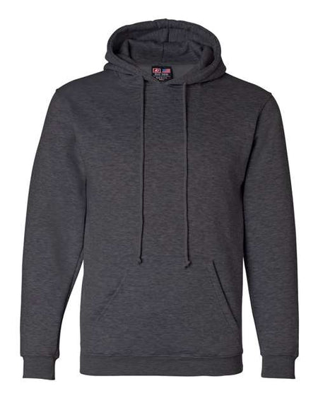 Bayside USA-Made Hooded Sweatshirt - Charcoal Heather - Bayside 960 Bayside