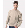 Bayside Unisex USA-Made Crewneck Sweatshirt - Sand - Bayside 1102 Bayside Sand S
