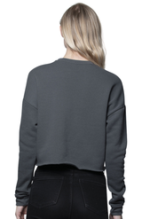 Royal Apparel 3112 Women's Fashion Fleece Crop - Asphalt