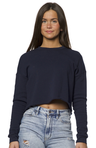 Royal Apparel 3112 Women's Fashion Fleece Crop - Navy