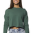 Royal Apparel 3112 Women's Fashion Fleece Crop - 50/50 Pine