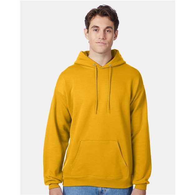 Hanes Ecosmart® Hooded Sweatshirt - Gold - Hanes P170 Hanes