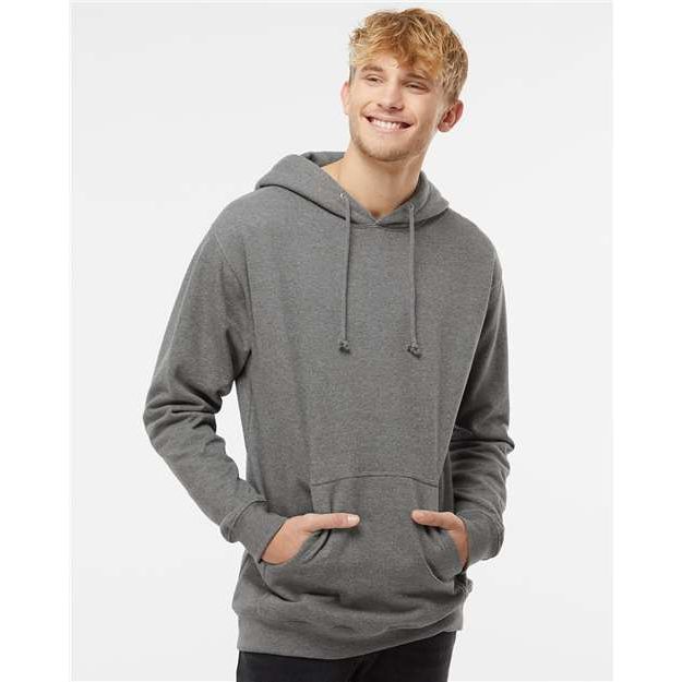 Independent Trading Co. Heavyweight Hooded Sweatshirt - Gunmetal Heather - Independent Trading Co. IND4000 Independent Trading Co. Gunmetal Heather XS